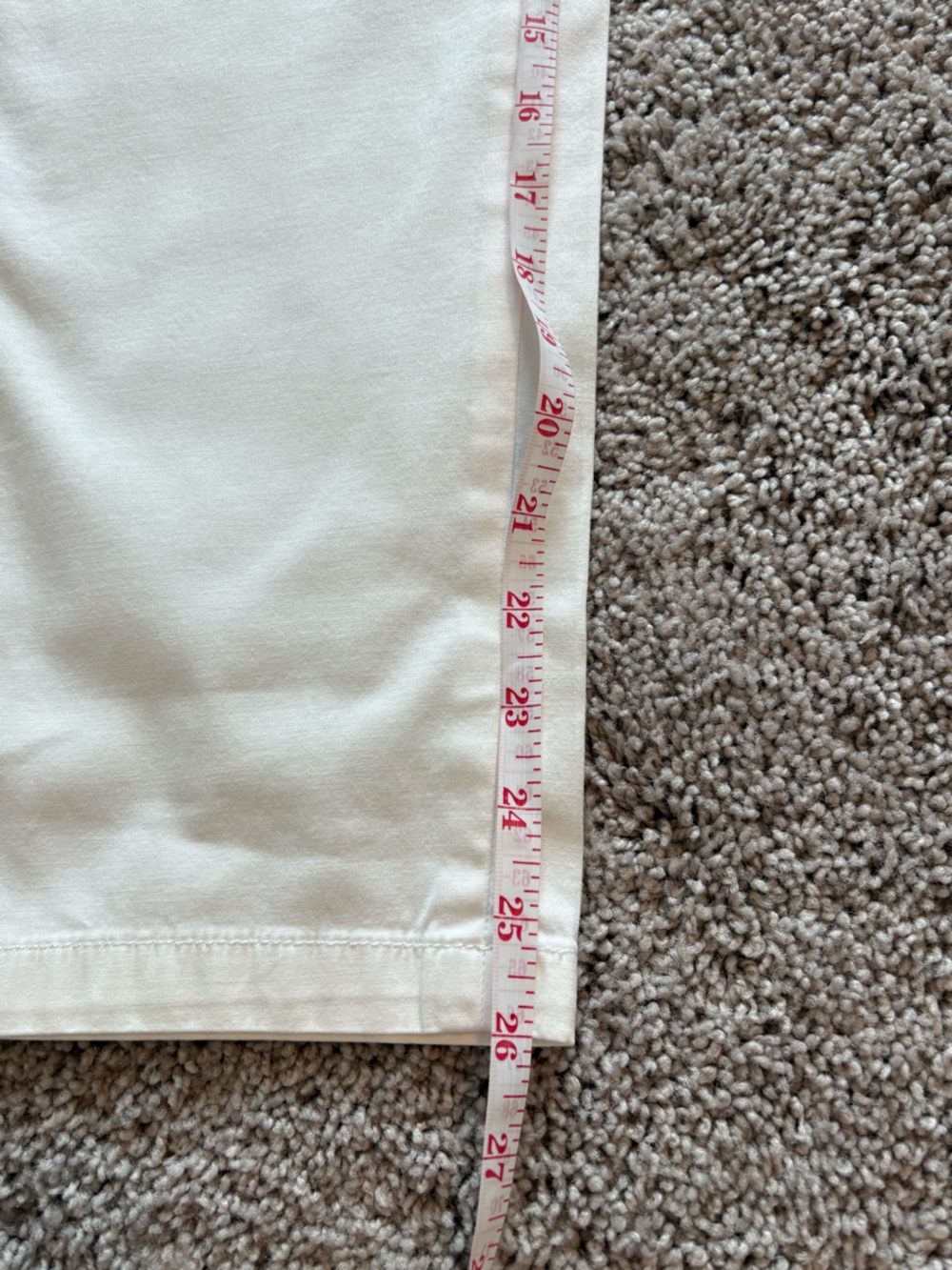 Talbots White Relaxed Chino Pants - Picture 5 of 6